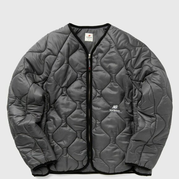 New Balance Made In USA Quilted Jacket XL Magnet Fall Athlesure Street wear Cozy - Picture 10 of 13